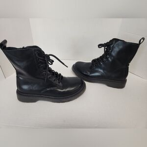 Dream Pairs Vegan Leather Super Soft Black Combat Boots Womens 6  Goth